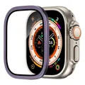 Boîtier aluminium et verre pour Apple Watch Ultra 2 49 mm – Couleur Purple