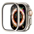 Boîtier aluminium et verre pour Apple Watch Ultra 2 49 mm – Couleur Titanium