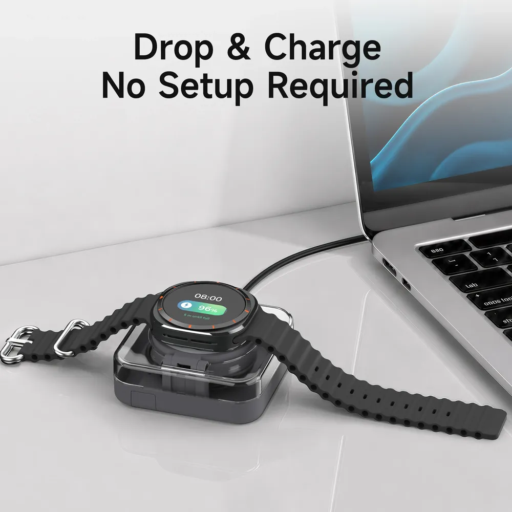 Boîtier chargeur et support pour Samsung Galaxy Watch 7/8/9