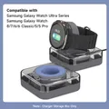 Boîtier chargeur et support pour Samsung Galaxy Watch 7/8/9 – Couleur Gray Blue Stand