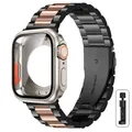 Boîtier et bracelet métal pour Apple Watch 40 à 46 mm – Couleur du bracelet BRG Original color