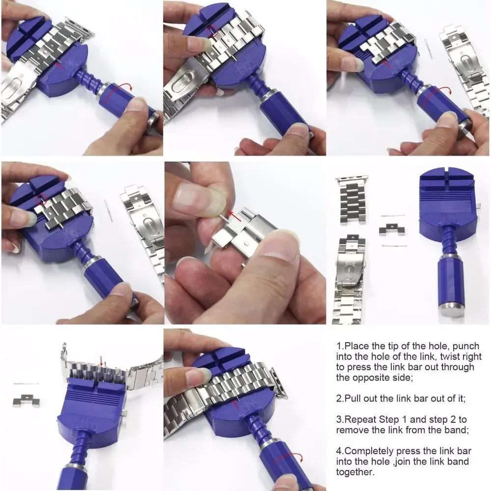 Boîtier et bracelet métal pour Apple Watch 40 à 46 mm