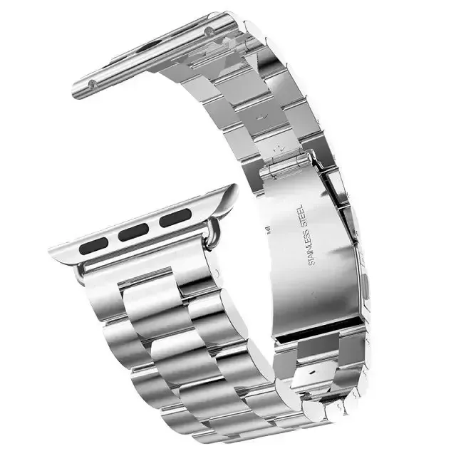 Boîtier et bracelet métal pour Apple Watch 40 à 46 mm