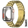Boîtier et bracelet métal pour Apple Watch 40 à 46 mm – Couleur du bracelet G Original color