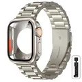 Boîtier et bracelet métal pour Apple Watch 40 à 46 mm – Couleur du bracelet Star Original color