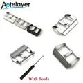 Boucle acier inoxydable 18 à 26 mm mate polie – 1