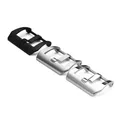 Boucle acier inoxydable 18 à 26 mm mate polie – 4