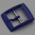 Boucle de bracelet en plastique pour Swatch 16 à 20 mm – Couleur Blue