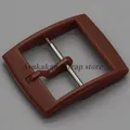 Boucle de bracelet en plastique pour Swatch 16 à 20 mm – Couleur Brown