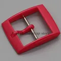 Boucle de bracelet en plastique pour Swatch 16 à 20 mm – Couleur Rose Red