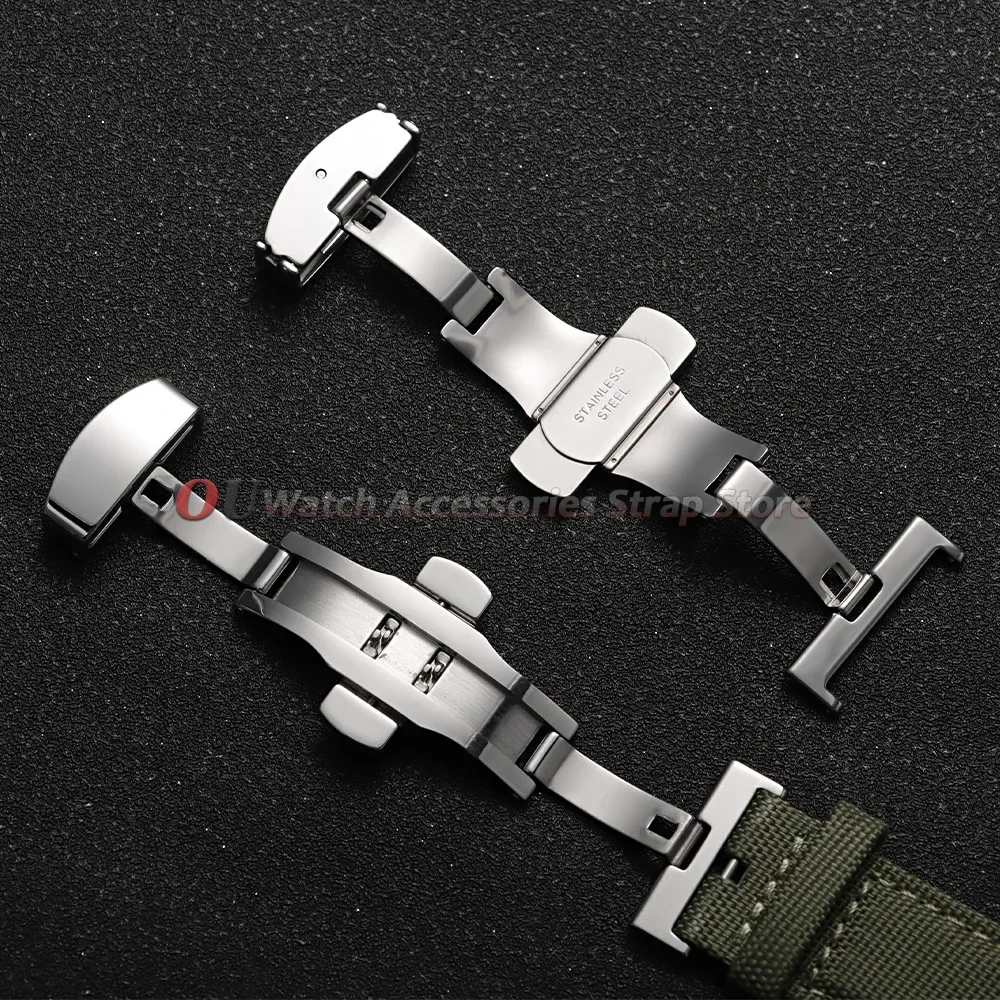Boucle de montre acier inoxydable 10 à 22 mm déployante
