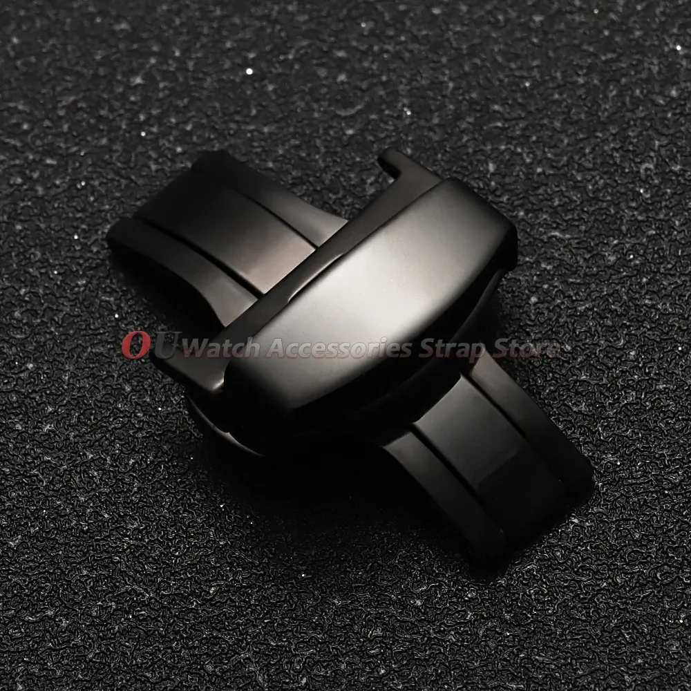 Boucle de montre acier inoxydable 10 à 22 mm déployante