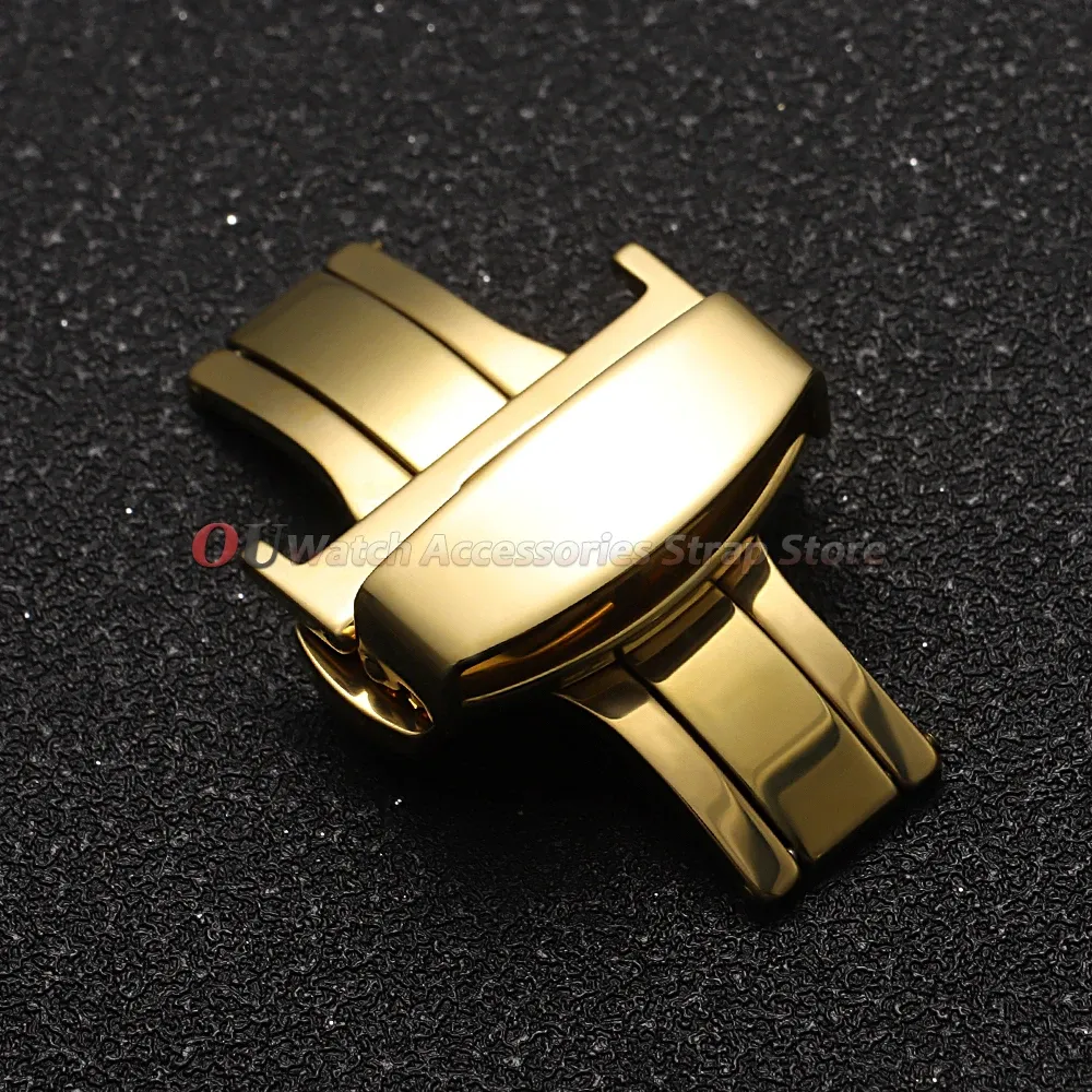Boucle de montre acier inoxydable 10 à 22 mm déployante