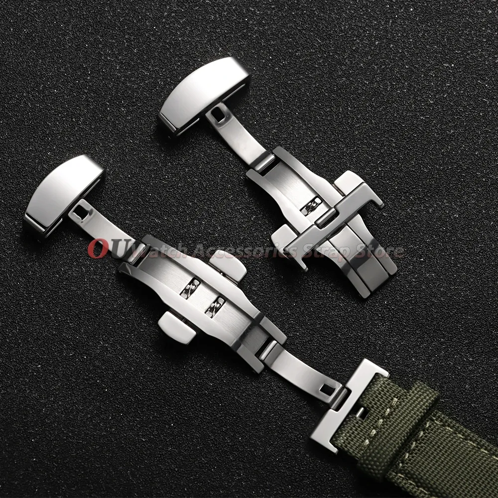 Boucle de montre acier inoxydable 10 à 22 mm déployante