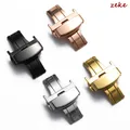 Boucle de montre acier inoxydable 10 à 22 mm papillon – 3