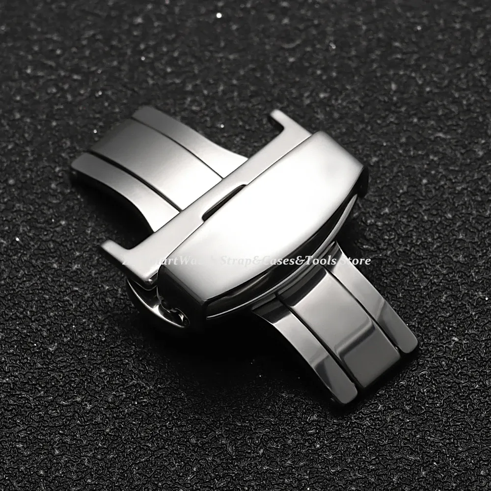 Boucle de montre acier inoxydable 10 à 22 mm papillon