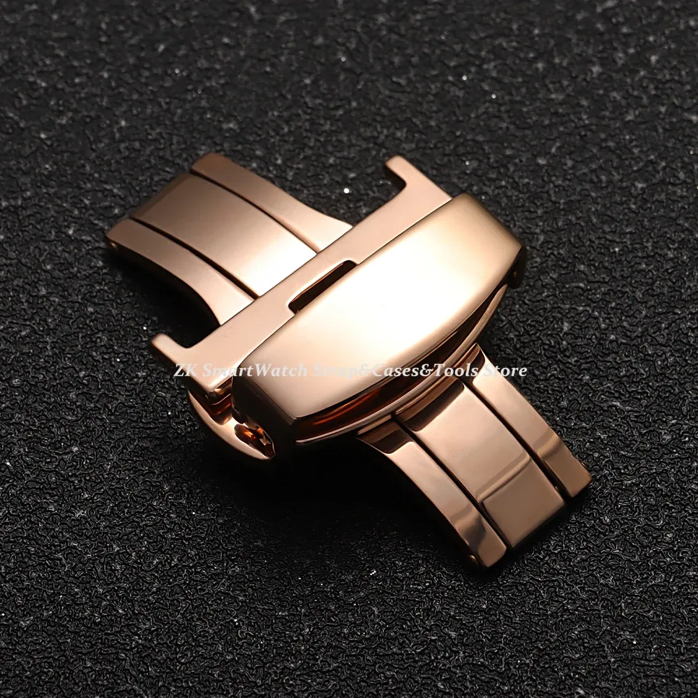 Boucle de montre acier inoxydable 10 à 22 mm papillon