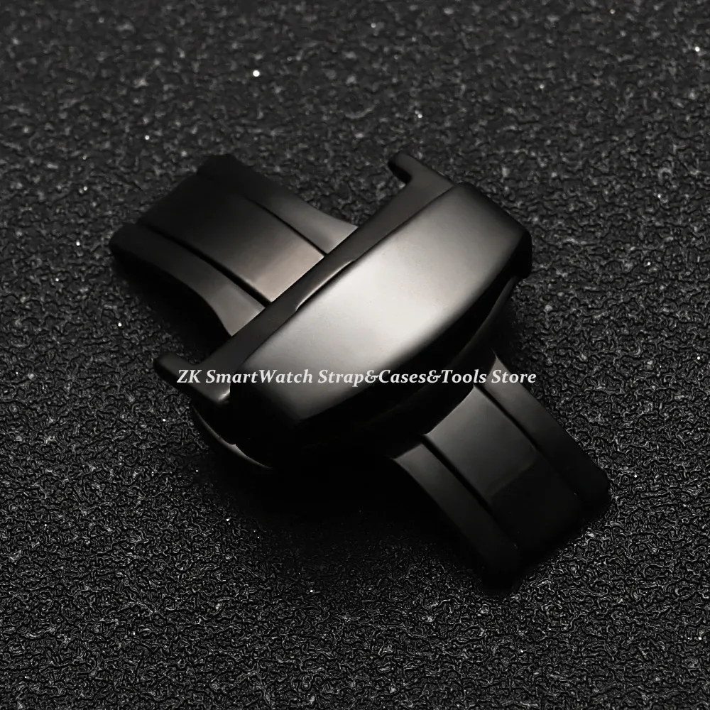 Boucle de montre acier inoxydable 10 à 22 mm papillon