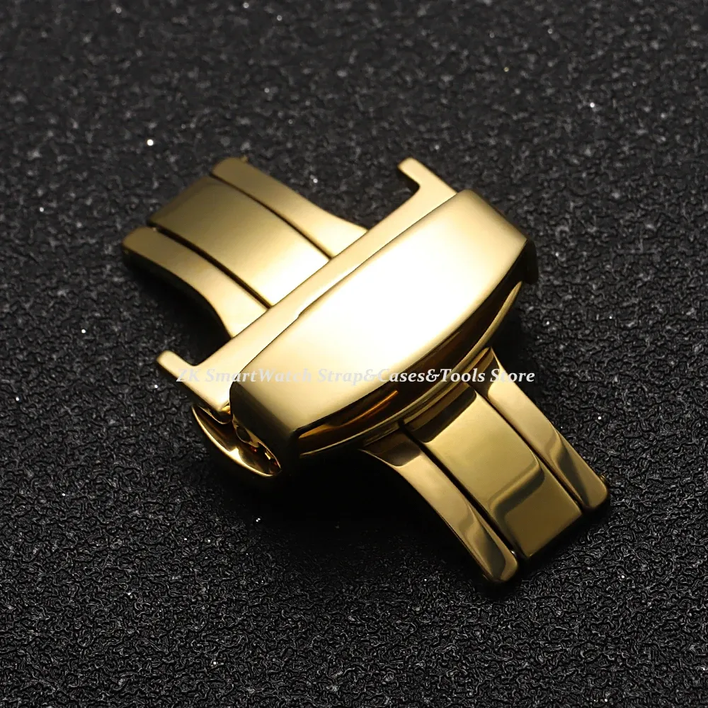Boucle de montre acier inoxydable 10 à 22 mm papillon