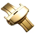 Boucle de montre acier inoxydable 10 à 22 mm papillon – Couleur Gold-10mm