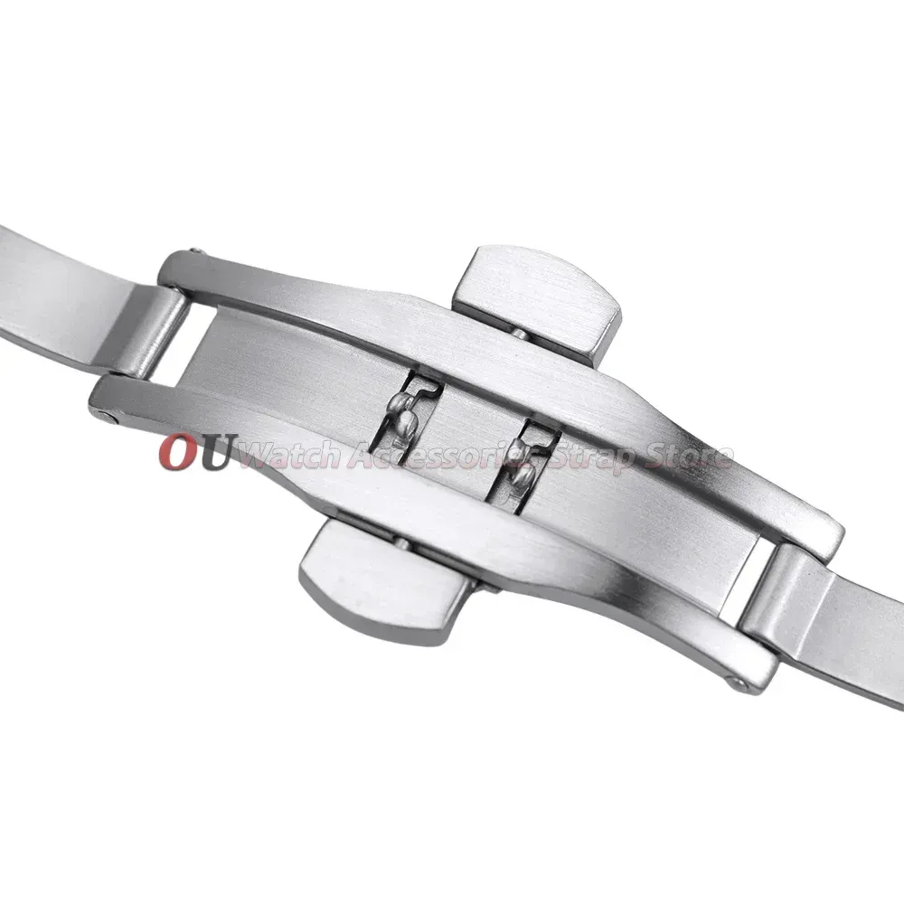 Boucle de montre acier inoxydable 10 à 22 mm polie ou mate