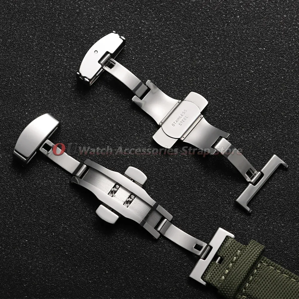 Boucle de montre acier inoxydable 10 à 22 mm polie ou mate