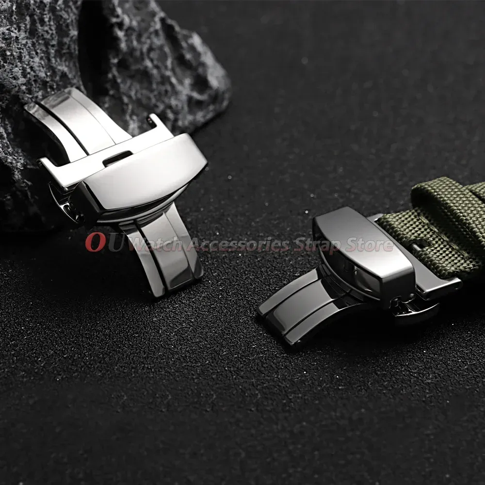 Boucle de montre acier inoxydable 10 à 22 mm polie ou mate