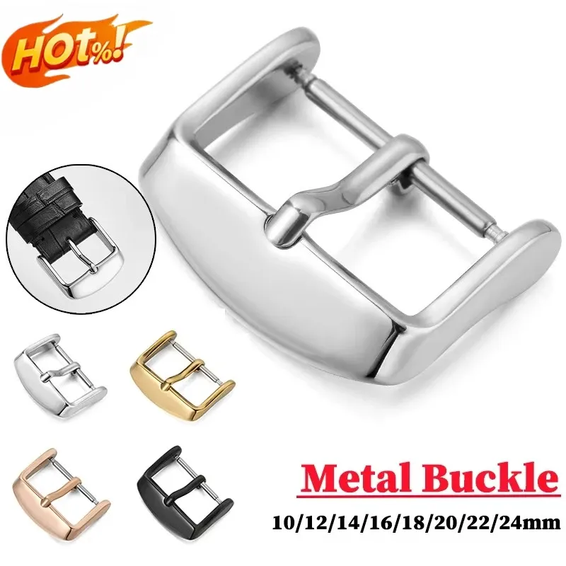 Boucle de montre acier inoxydable 10 à 24 mm ardillon