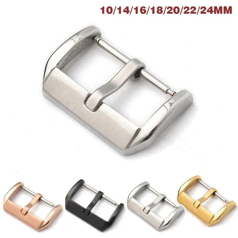 Boucle de montre acier inoxydable 10 à 24 mm ardillon