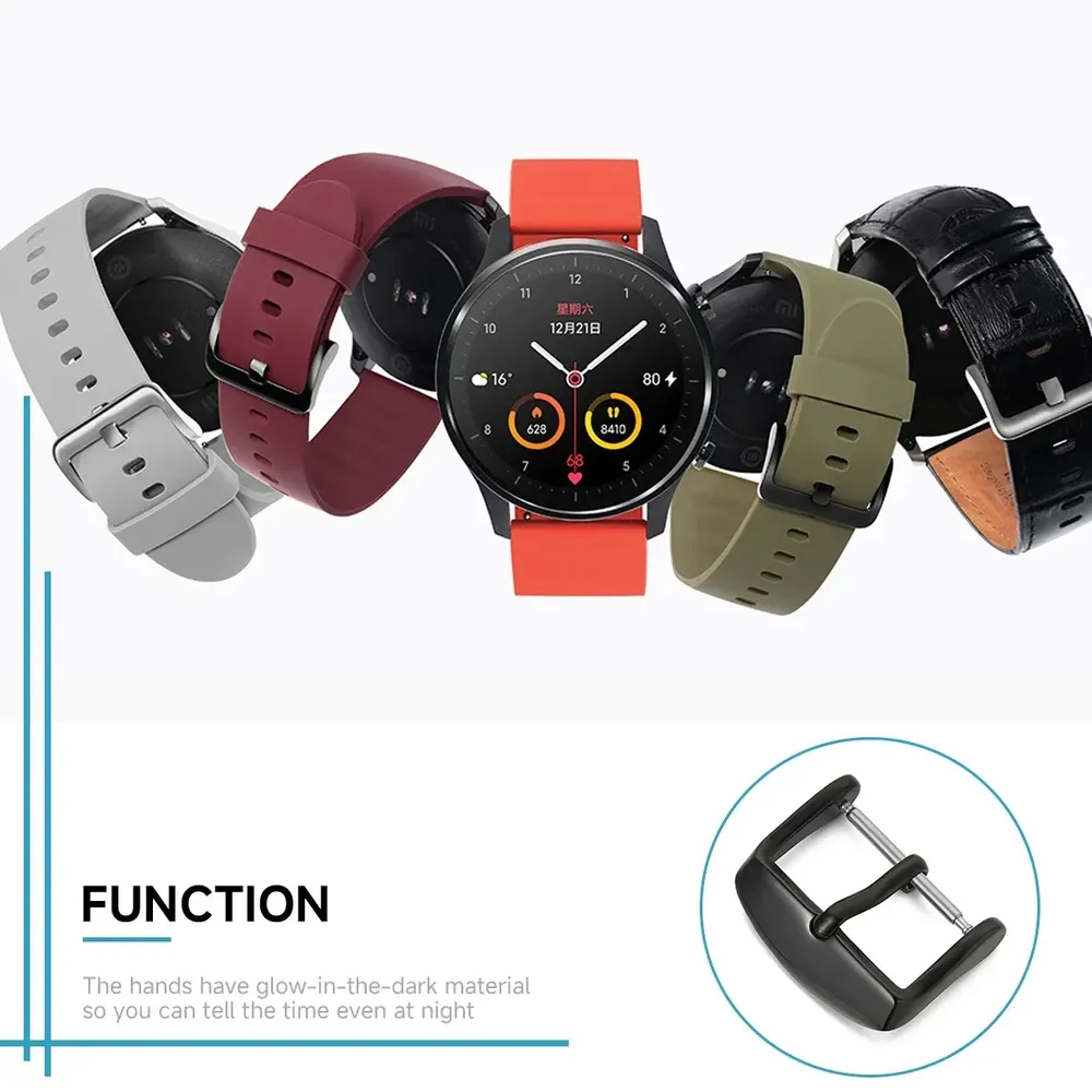 Boucle de montre acier inoxydable 10 à 24 mm ardillon