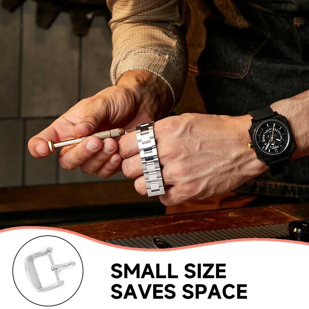 Boucle de montre acier inoxydable 10 à 24 mm ardillon