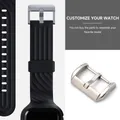 Boucle de montre acier inoxydable 10 à 24 mm carrée – 5