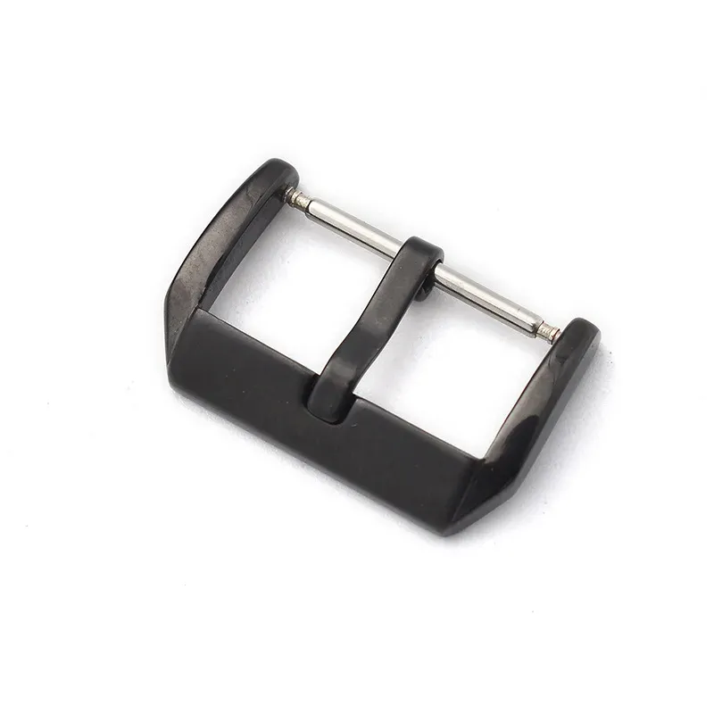 Boucle de montre acier inoxydable 10 à 24 mm carrée