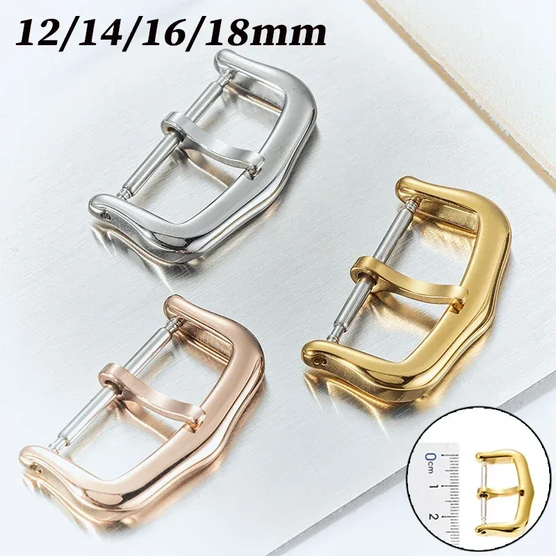 Boucle de montre acier inoxydable 12 à 18 mm pour Cartier