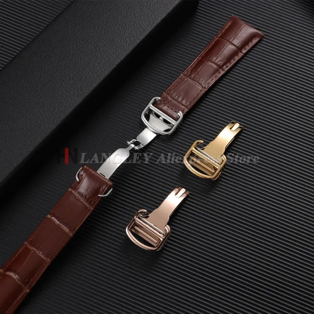 Boucle de montre acier inoxydable 12 à 18 mm pour Cartier