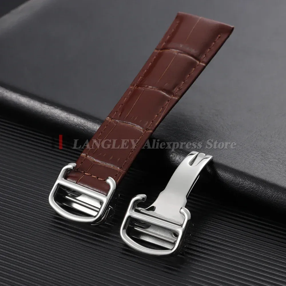 Boucle de montre acier inoxydable 12 à 18 mm pour Cartier