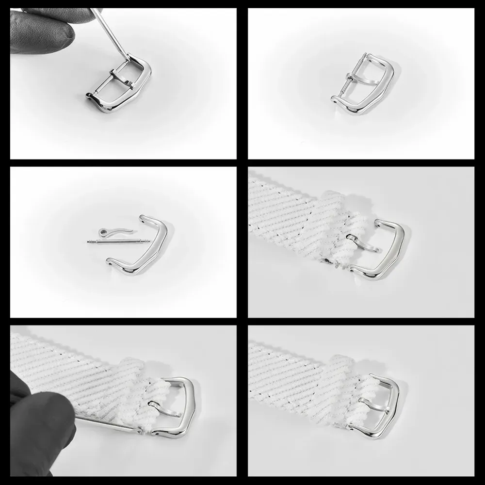 Boucle de montre acier inoxydable 12 à 18 mm pour Cartier