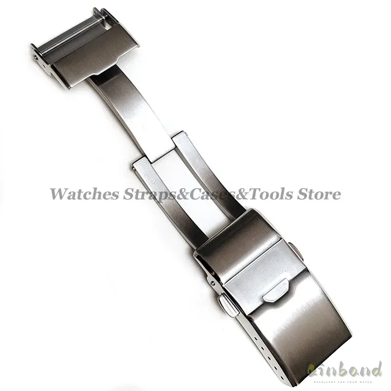 Boucle de montre acier inoxydable 16 à 18 mm pour Seiko