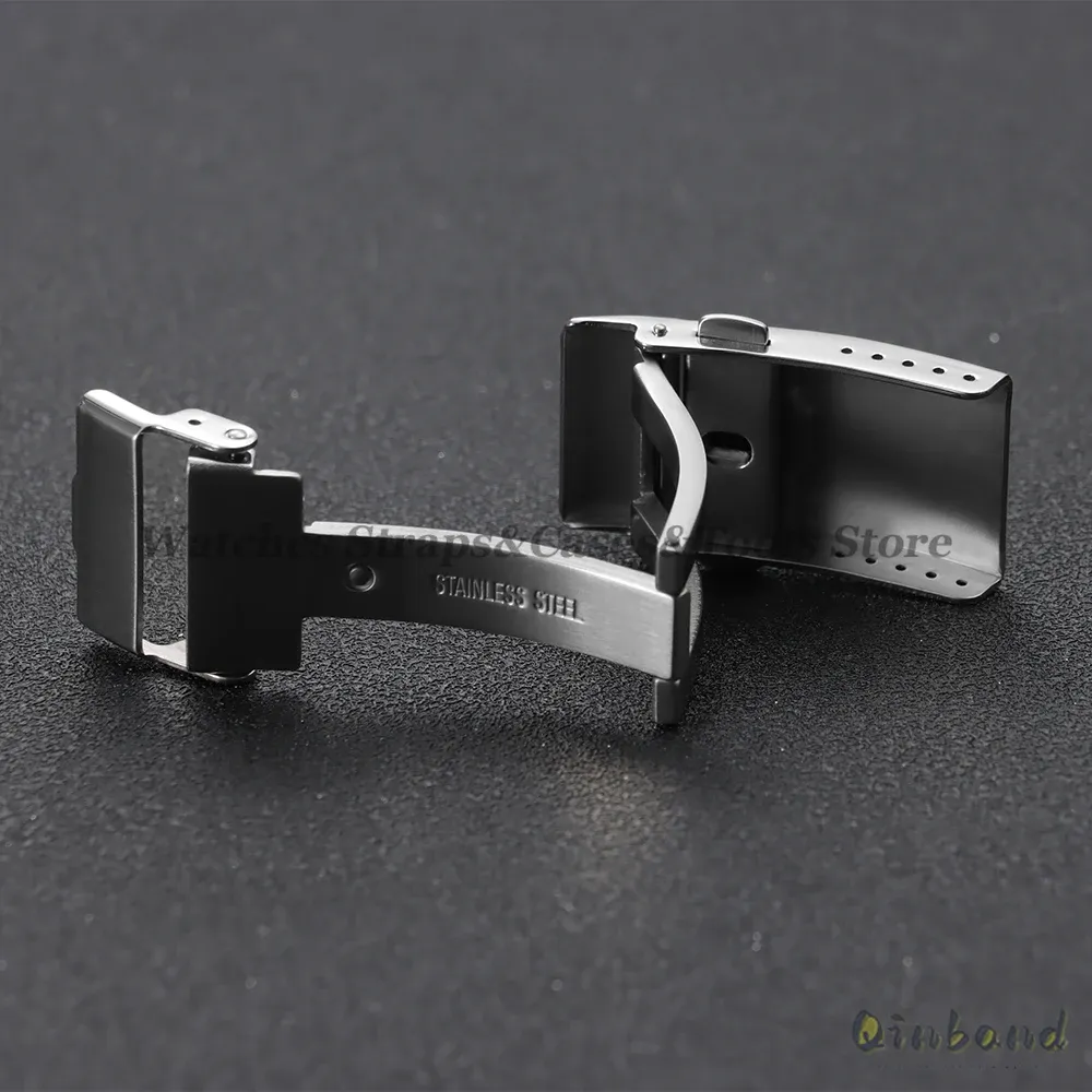 Boucle de montre acier inoxydable 16 à 18 mm pour Seiko