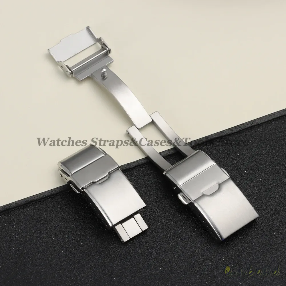Boucle de montre acier inoxydable 16 à 18 mm pour Seiko