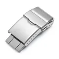 Boucle de montre acier inoxydable 16 à 18 mm pour Seiko – Couleur Silver