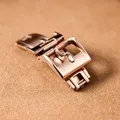 Boucle de montre acier inoxydable 16 à 20 mm déployante – Couleur Rose Gold