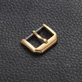 Boucle de montre acier inoxydable 16 à 20 mm mat ou poli – Couleur gold-18mm