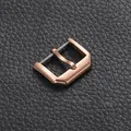 Boucle de montre acier inoxydable 16 à 20 mm mat ou poli – Couleur rose gold-18mm