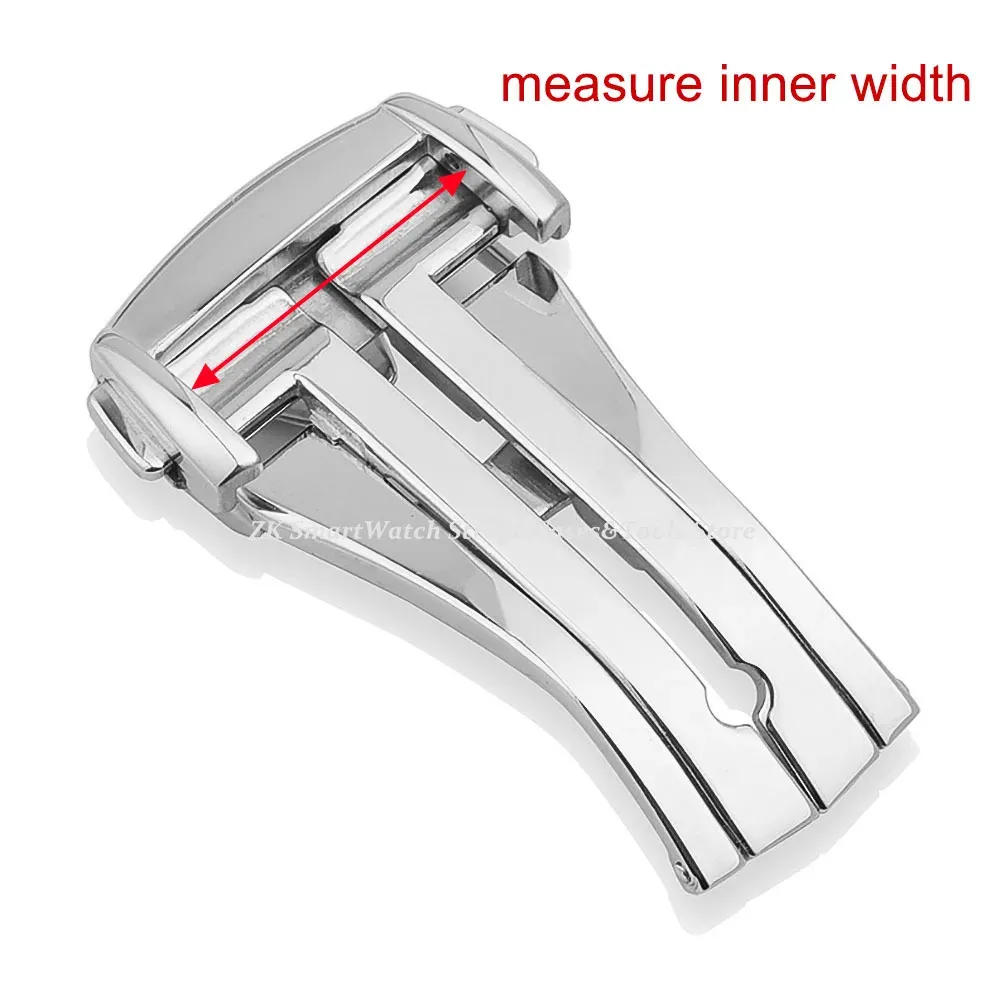 Boucle de montre acier inoxydable 16 à 20 mm pour Omega