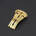Boucle de montre acier inoxydable 16 à 20 mm pour Omega – Couleur Gold-16mm