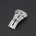 Boucle de montre acier inoxydable 16 à 20 mm pour Omega – Couleur Silver-18mm