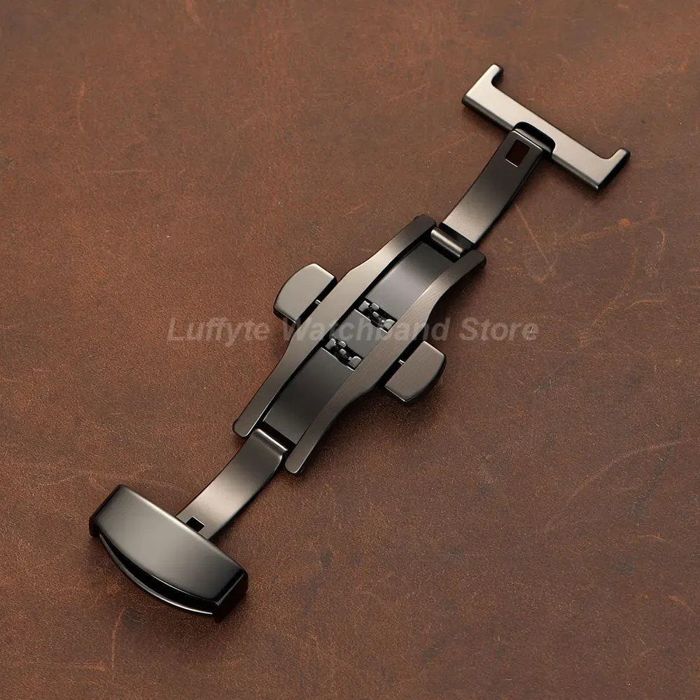 Boucle de montre acier inoxydable 16 à 22 mm papillon