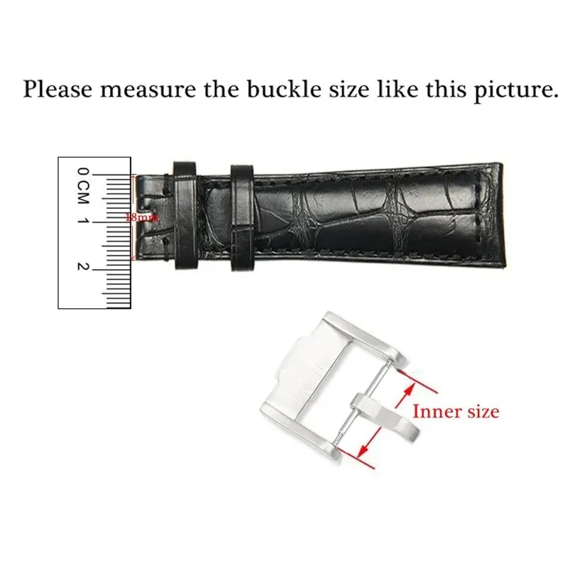 Boucle de montre acier inoxydable 16 à 24 mm ardillon