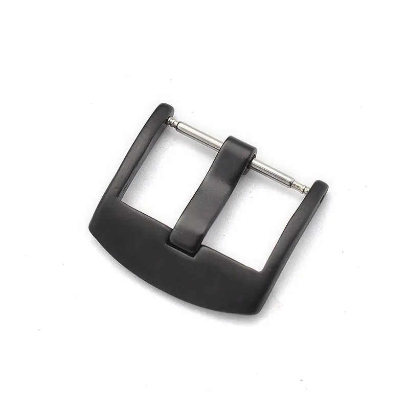 Boucle de montre acier inoxydable 16 à 24 mm brossée